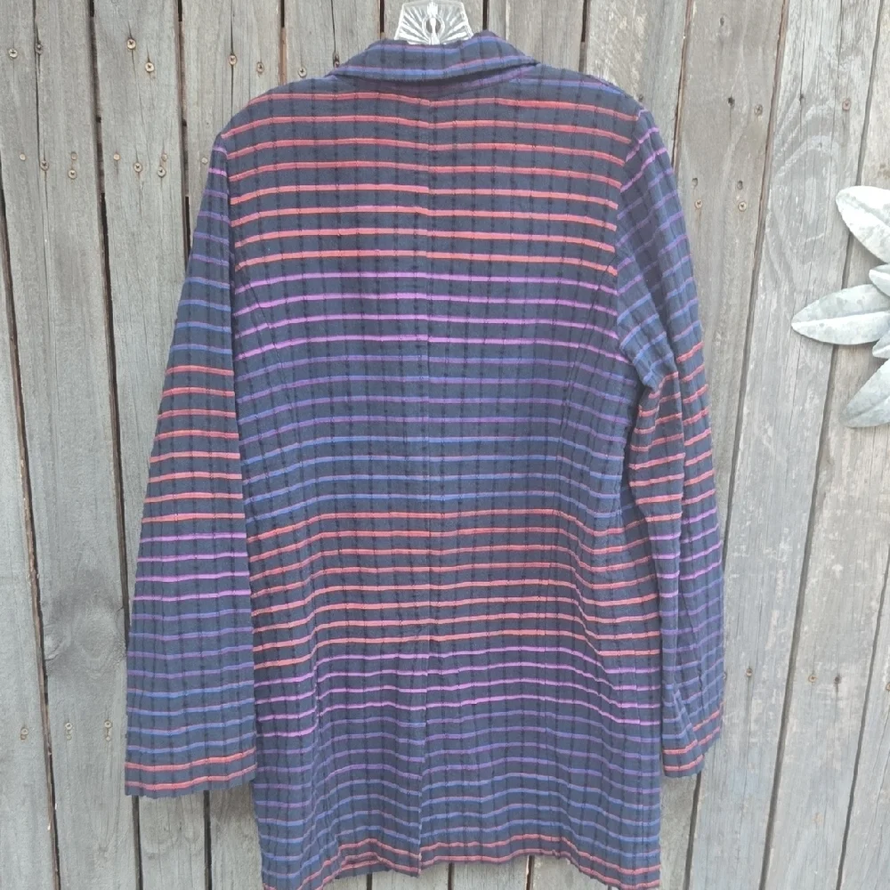 Free People Multicolor Plaid Blazer